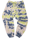 Blue/Green Tie Dye Sweat Suit