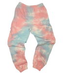 Pink/Blue Tie Dye Sweat Suit