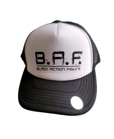 Blk/Wht BAF Trucker Hat