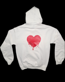 Bleeding Heart White Hoodie