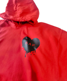 Bleeding Heart Red Hoodie